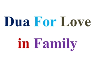 Dua For Love in Family-how to cast this dua
