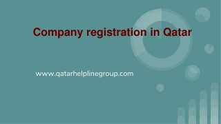 Company registration in Qatar