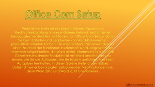 6 Nützliche Funktionen von MS Word | Office Com Setup