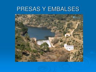 PRESAS Y EMBALSES