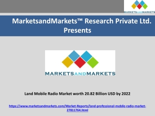 Land Mobile Radio Market