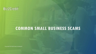 Common Small Business Scams