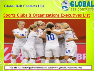 Sports Clubs & Organizations Executives List