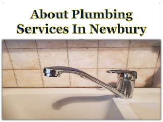 About Plumbing Services In Newbury