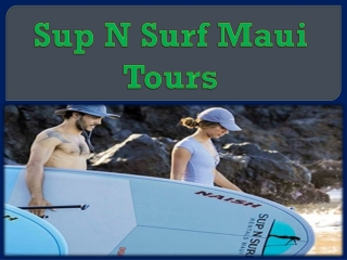 Sup N Surf Maui Tours