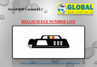 Belgium Fax Number List