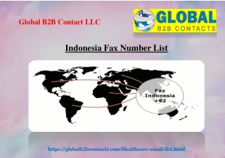 Indonesia Fax Number List