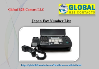 Japan Fax Number List