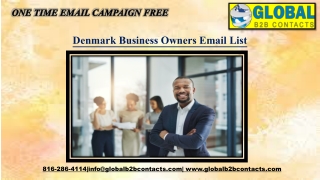 Denmark Business Owners Email List