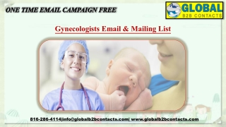 Gynecologists Email & Mailing List