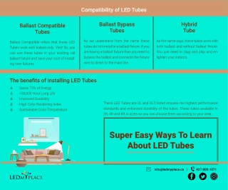 Have the Ideas about Compability of LED Tubes