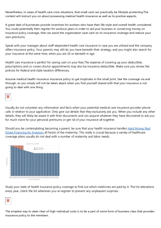 Information On Discovering The Right Medical Health Insurance Plan