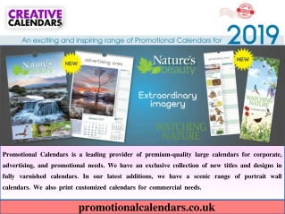 Promotional Calendars