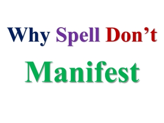WORDS ARE SPELLS How to Manifest with Word and Journaling SCRIPTING