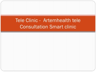 Artemhealth - Tele consultation smart clinic