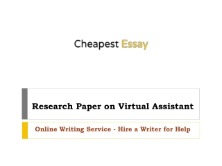 Research Paper Writing Services