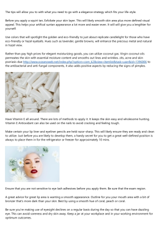 Utilizing Organic And Natural Beauty Items