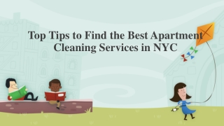Finding The Best Apartment Cleaning Services In NYC