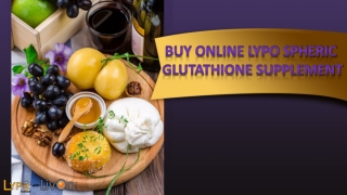 Buy Online Lypo Spheric Glutathione Supplement