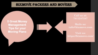 5 Great Money Management Tips for your Moving Plans