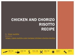 Chicken and Chorizo Risotto