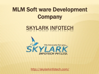 India's Leading Company For MLM Software Development| Skylark Infotech