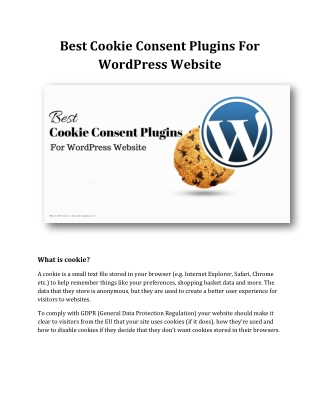 Best Cookie Consent Plugins For WordPress Website