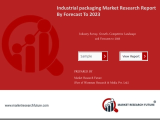 Industrial Packaging Market Sales Revenue, Worldwide Analysis, Competitive Landscape, Future Trends, Industry Size and R