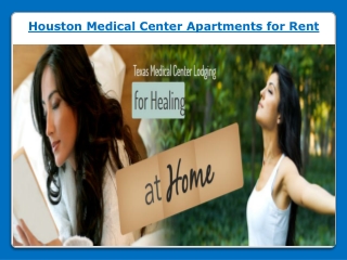 Houston Medical Center Apartments for Rent