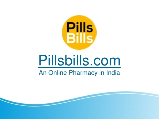 Online Pharmacy in India - Pillsbills