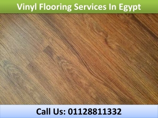 Vinyl Flooring Services In Egypt