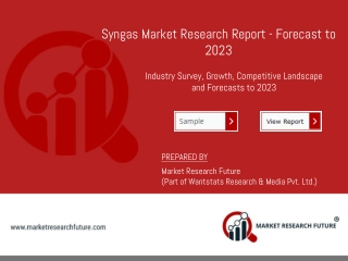 Syngas Market Research Key Players, Industry Overview, Supply Chain and Analysis to 2019 – 2023