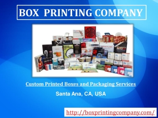 Custom Boxes Packaging