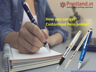 How to get customized pens online in India