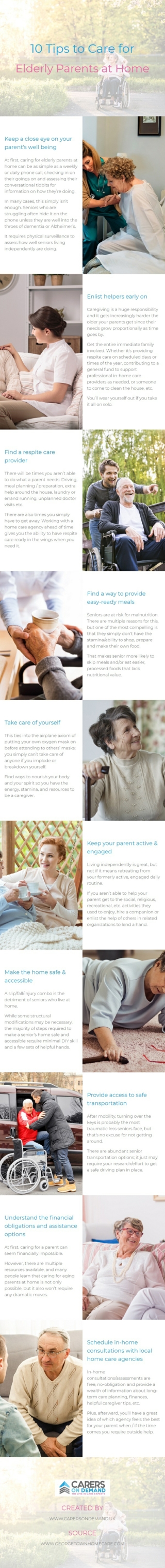10 Tips to Care for Elderly Parents at Home