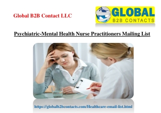 Psychiatric Mental Health Nurse Practitioners Mailing List