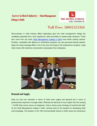 Hotel Management Institute Delhi