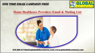 Home Healthcare Providers Email & Mailing List