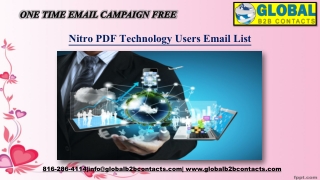 Nitro PDF Technology Users Email