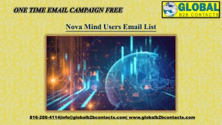 Nova Mind Users Email List