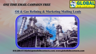 Oil & Gas Refining & Marketing Mailing Leads