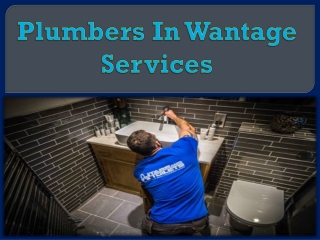Plumbers In Wantage Services