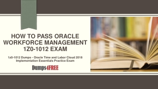 Oracle Workforce Management 1z0-1012 Exam Dumps Q&A