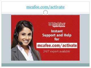 How to install the McAfee Activate For Computer