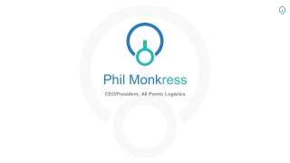 Phil Monkress - Provides Consultation in Planning and Business Development