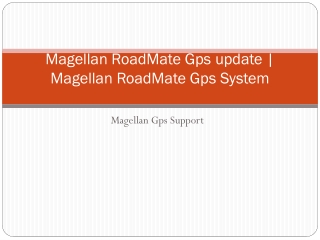 Magellan RoadMate Gps update | Magellan RoadMate Gps System | Roadmate map