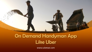 Handyman App like Uber