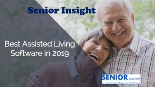 Assisted Living Software - Senior Insight