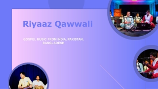 Qawwali Night Hosted by Riyaaz Qawwali