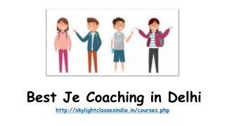 Best Je coaching in Delhi 